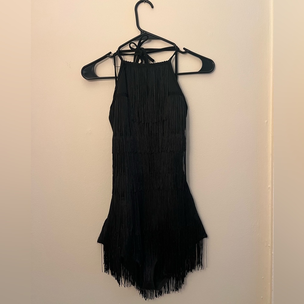 Black tessell romper. Excellent condition, worn once.